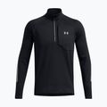 Felpa da running Under Armour Launch Elite CW Half Zip nera/riflettente da uomo 3