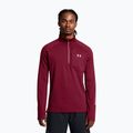 Felpa da corsa Under Armour Launch Elite CW Half Zip cardinale/riflettente da uomo