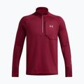 Felpa da corsa Under Armour Launch Elite CW Half Zip cardinale/riflettente da uomo 3