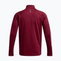 Felpa da corsa Under Armour Launch Elite CW Half Zip cardinale/riflettente da uomo 4