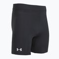 Leggings da corsa da uomo Under Armour Launch Half Tights black/black/metallic silver 3