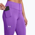 Under Armour Launch Ankle, leggings da corsa da donna, color lavish/lavish/riflettente 4