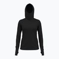 Felpa da running Under Armour donna Lunch Elite CW Balaclava Hoodie nero/riflettente