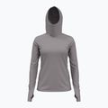 Felpa da running Under Armour donna Lunch Elite CW Balaclava Hoodie grigio tetra/riflettente