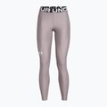 Under Armour HeatGear tetra grigio/bianco, leggings da allenamento per donna 4