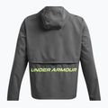Giacca da corsa Under Armour Storm Run da uomo con cappuccio, color castlerock/verde morfina/riflettente 4