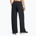 Pantaloni Under Armour da donna Rival Wide Leg nero / bianco 3