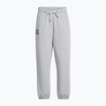 Pantaloni Under Armour da donna Icon Heavyweight Terry Oversized mod grigio erica chiara/verde bosco 5