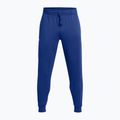 Pantaloni Under Armour Rival Fleece Joggers da uomo blu tech/bianco 5