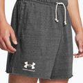 Pantaloncini Under Armour Rival Terry 6in castlerock/onyx white da uomo 4
