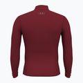 Under Armour Elite Mock CG da uomo a maniche lunghe cardinale/argento metallico 2