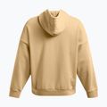 Felpa da uomo Under Armour Icon HWT Fleece Wash OS con cappuccio cammello/bianco 6