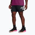 Pantaloncini uomo Under Armour Project Rock Terry Badge Of Honor Fleece black