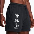 Pantaloncini uomo Under Armour Project Rock Terry Badge Of Honor Fleece black 4