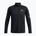 Under Armour Tech Utility 1/4 Zip da uomo a manica lunga da allenamento nero/nero/bianco 3