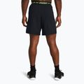 Pantaloncini da allenamento Under Armour da uomo UA Vanish Woven 6in nero/verde moro 3