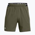 Pantaloncini da allenamento Under Armour da uomo UA Vanish Woven 6in verde marino/bianco 5