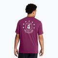 Maglia training da uomo Under Armour Project Rock Badge Of Honor purple 2