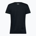 Maglietta da allenamento Under Armour Project Rock HW da donna, nero/argento 2