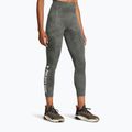 Leggings da allenamento Under Armour Project Rock donna verde argilla / limo