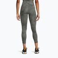 Leggings da allenamento Under Armour Project Rock donna verde argilla / limo 3