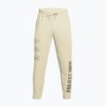 Pantaloni da allenamento Under Armour Project Rock Heavyweight Tools Of The Trade verde limo/argilla da uomo