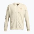 Felpa Under Armour Project Rock HWT Full Zip verde limo/argilla da uomo 3