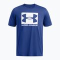 Maglietta da allenamento Under Armour ABC Camo Boxed Logo tech blu/bianco da uomo 3