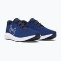 Scarpe da corsa Under Armour Charged Pursuit 3 Big Logo Uomo blu tech/marino notte/bianco 8