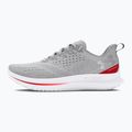 Under Armour Velociti 4 halo grigio/rosso racer/bianco scarpe da corsa da uomo 2