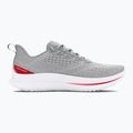 Under Armour Velociti 4 halo grigio/rosso racer/bianco scarpe da corsa da uomo 3