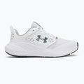 Scarpe da allenamento da uomo Under Armour Commit 4 bianco/grigio medio/verde foresta 2