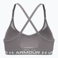 Reggiseno da allenamento Under Armour Crossback Low tetra grigio/bianco 2