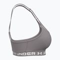 Reggiseno da allenamento Under Armour Crossback Low tetra grigio/bianco 3