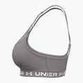 Reggiseno da allenamento Under Armour Crossback Low tetra grigio/bianco 4