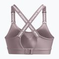 Reggiseno da allenamento Under Armour Infinity High 2.0 tetra grigio/bianco 5