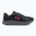 Under Armour Charged Bandit Trail 3 scarpe da corsa da uomo nero/nero/rosso racer 2