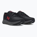 Under Armour Charged Bandit Trail 3 scarpe da corsa da uomo nero/nero/rosso racer