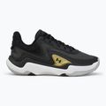 Under Armour Spawn 7 scarpe da basket nero/oro metallico/nero 2
