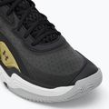 Under Armour Spawn 7 scarpe da basket nero/oro metallico/nero 7
