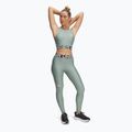 Leggings da allenamento Under Armour HeatGear silica verde/bianco da donna 2