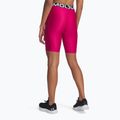 Pantaloncini Under Armour donna HG Authentics 8in fucsia sfumato / bianco 3