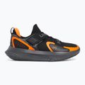 Under Armour Flow Futr X 4 UAA scarpe da basket nero/castello/arancione chiaro 8