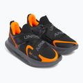 Under Armour Flow Futr X 4 UAA scarpe da basket nero/castello/arancione chiaro 10