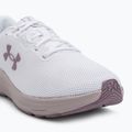 Under Armour Charged Pursuit 4 scarpe da corsa donna bianco/bianco/viola prime 7
