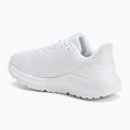Scarpe da corsa da donna Under Armour Charged Pursuit 4 bianco/bianco/argento metallico 3