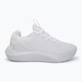 Under Armour Dynamic 2 bianco/bianco/grigio intenso, scarpe da allenamento per donna 2
