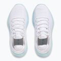 Under Armour Dynamic 2 bianco/stream/argento metallico scarpe da ginnastica da donna 4