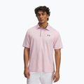 Under Armour Tech Polo prime rosa/grigio polo da uomo