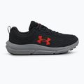 Under Armour Charged Assert 10 scarpe da corsa da uomo antracite/antracite/rosse 2